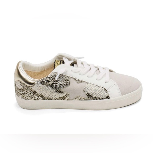 Vintage Havana Kate Sneaker Gold Snake 8.5
